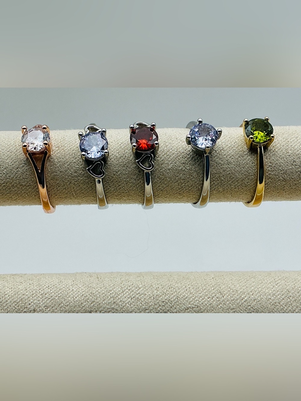 Pick Your Color Adjustable Crystal Ring
